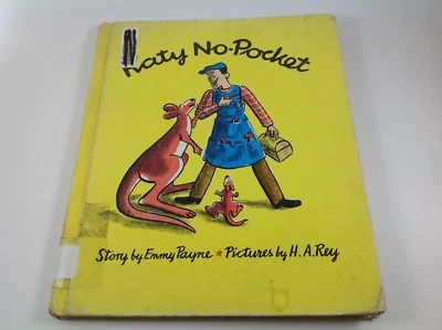 KATY-NO-POCKET HB 1944 H.A.Rey Artwork Vintage Ex Library. - Image 1 of 4