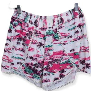 Nanette Lepore L'Amour Tropical Print Lightweight Shorts M - Picture 1 of 6