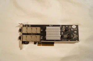 StarTech.com PEX40GQSFDPI Dual Port QSFP+ Server NIC Card Intel XL710 Chip #A-11 - Afbeelding 1 van 8
