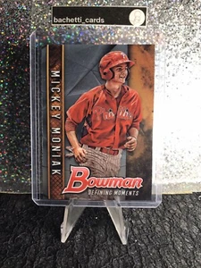 MICKEY MONIAK 2017 Bowman Chrome Draft DEFINING MOMENTS RC #BDM-MM - Picture 1 of 2