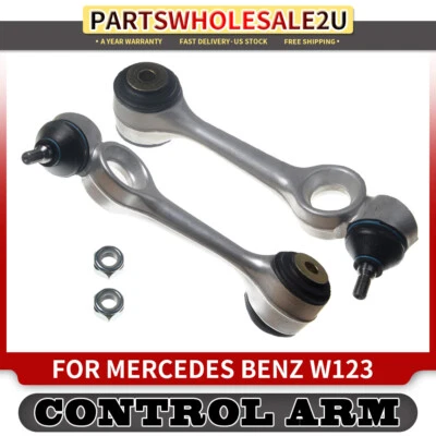 2 Upper Control Arms for Mercedes Benz W123 280E 300CD 300TD Front Left & Right - Image 1 of 4