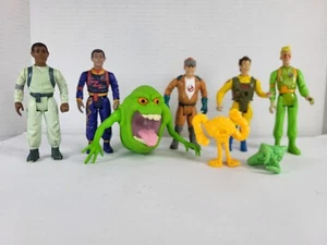 VTG Ghostbusters Kenner Fright Egon 5 Figures Slimer 2 Frights Ghouls - Bild 1 von 24