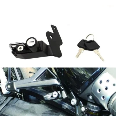 For BMW R Nine T R12 2024 2025 Helmet Lock Side Anti-theft Security with 2 Keys Foto 1 de 4