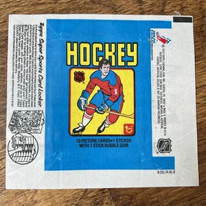 1979/80 Topps NHL Hockey Card Wax Wrapper - Gretzky rookie CARD LOCKER - Picture 1 of 8
