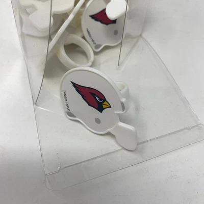 Arizona Cardinals NFL Cupcake anillo toppers conjunto de 24 fútbol americano fiesta de cumpleaños Foto 1 de 4