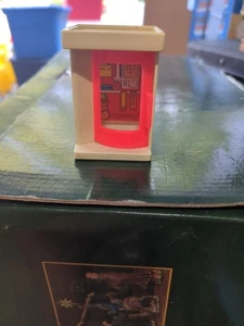 Vintage Fisher Price Little People Telephone Phone Booth Village 1973 Town City - Picture 1 of 5