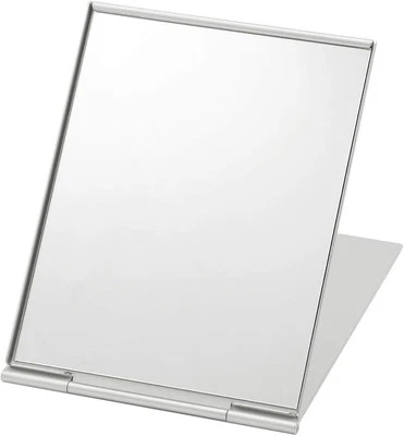 Espejo plegable de aluminio MUJI tamaño grande para llevar MoMA JAPÓN Foto 1 de 4