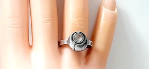 STEN & LAINE ° KL ° SILBER DESIGN RING ° Bergkristall ° 925 ° H8 ° Finnland ° - Picture 1 of 12