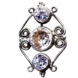 SZ 7.75 Artesian Bohemian Gypsy Hippie Crystal Clear Artesian Ring - Picture 1 of 8