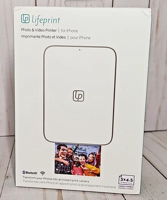 Lifeprint 2x3 Portable Photo AND Video Printer for iPhone new open box - Image 1 of 4