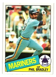 1985 Topps - #449 Phil Bradley - Bild 1 von 2