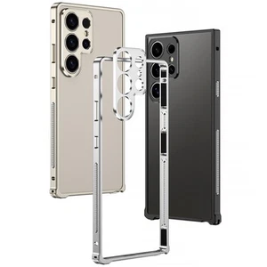 Cubierta de lente ultra metálica con marco de aleación de aluminio para Samsung S25 S24 S23 - Imagen 1 de 19