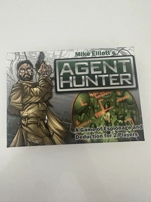 Agent Hunter Card Game Mike Elliott AEG complete used - Image 1 of 4