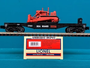 6-27822 Lionel  Seaboard Flat Car w/ Bulldozer O/O27  New - Picture 1 of 1