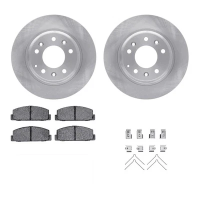 For Mazda 6 2003-2005 R1 Concepts WDWH1-54009 Rear Brake Kit w Ceramic Pads - Imagem 1 de 3