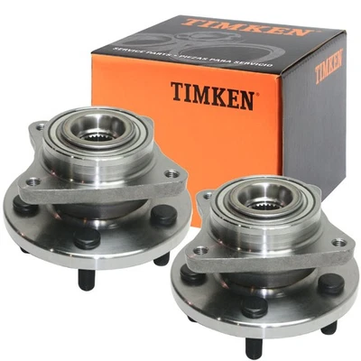 2 piezas cojinetes de cubo de rueda delantera Timken Ha500601 para 05-09 Land Rover LR3 LR4 5 tacos Foto 1 de 4