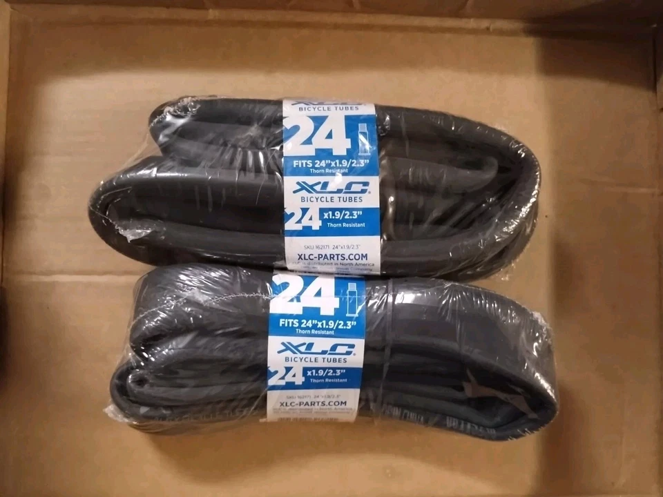 XLC (1 Pair) 24" x 1.9-2.3" Schrader Valve 35mm Bicycle Inner Tube  - Image 1 of 1