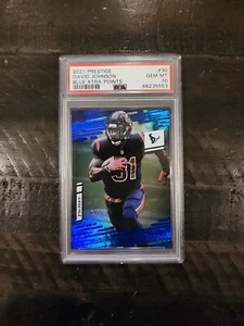 2021 Prestige Xtra Points Premium Blue #30 David Johnson 47/249 PSA 10 - Picture 1 of 3
