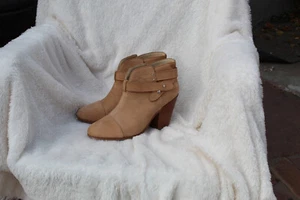 RAG &BONE LIGHT BROWN LEATHER ANKLE HIGH BOOTS SZ 38.US 8 EUC - Bild 1 von 10