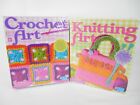 Lot of 4M 3625 Easy-To-Do Crochet Kit + Knitting Art Kit Bundle 