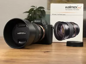 Walimex Pro 85mm F 1.4 E Für Sony A7 & A6000 Serie ⭐️ NEUWERTIG ⭐️PORTRÄT OBJ. - Bild 1 von 18
