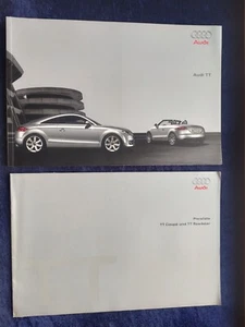 Audi TT Coupe und TT Roadster Prospekt 4.2007 + Preisliste - Picture 1 of 10