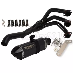 Exhaust Header Pipe Muffler For Yamaha FZ09 MT09 tracer GT XSR900 2014-2020 - Picture 1 of 8
