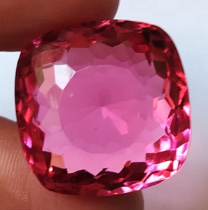 AAA+ 106 Ct. Large Pink Tourmaline Cushion Cut Loose Gemstone Gift for Birthday - Picture 1 of 6