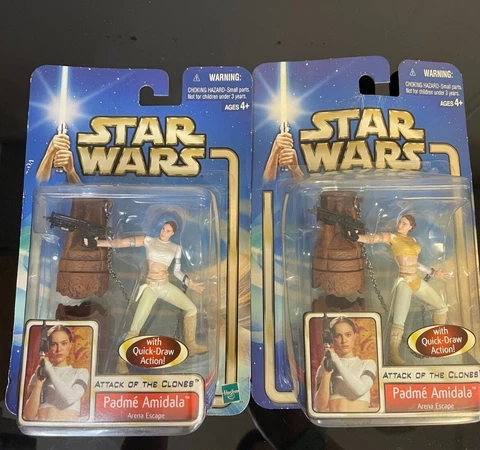NEW Star Wars Attack of the Clones Padme Amidala Arena Escape Action Figure Cover