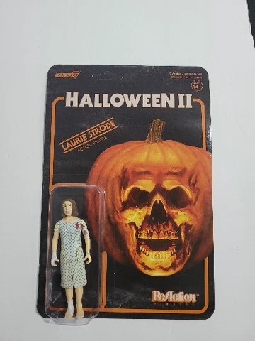 Laurie Strode Halloween II 2 ReAction Super7 3.75" Figure 2020 Unpunched A5 Cover