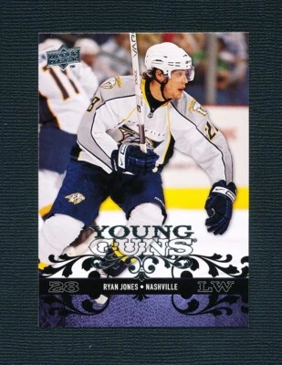 2008 UD HOCKEY YOUNG GUN 226 RYAN JONES RC predators rookie FREE CANADA shipping - Image 1 of 2