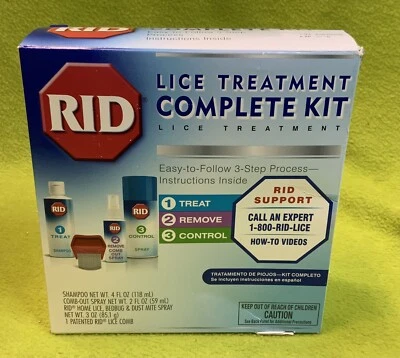 Полный комплект для лечения вшей в волосах и дома RID - Изображение 1 из 4