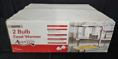 AVANTCO 177W62 2 Bulb Table Top Heat Lamp Food Warmer w/Bulbs NEW - Image 1 of 3