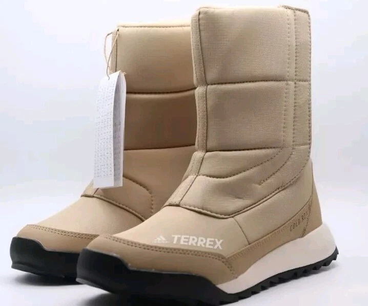 Adidas Terrex Choleah COLD.RDY FZ3006 Winter Hiking Snow Boots Beige uk 4 - Image 1 of 4