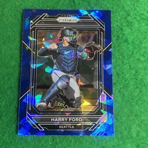 2023 Panini Prizm Harry Ford #20 Blue Ice Prizms Seattle Mariners 