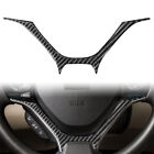 Carbon Fiber Car Steering Wheel Panel Cover Trim For Honda Civic 9Th 2012 2015