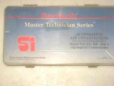 Conexiones Springlock, kit de aire acondicionado Rapid Pro, caja Santech 1 Foto 1 de 2