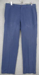 Nike Golf Dri Fit Pants Men's 33x30 Black Blue Standard Straight Fit - Picture 1 of 12