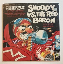 SNOOPY VS THE RED BARON Sealed Peter Pan  N 8054 LP 1968
