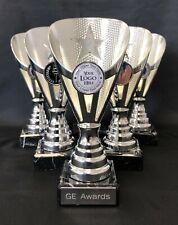 170mm Silver Rising Star Trophy with Free Engraving & Your Own Logo