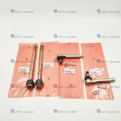 NEW 4pc kit Outer+ Inner Tie Rod Ends For Subaru Forester Impreza Legacy Outback Foto 1 de 4