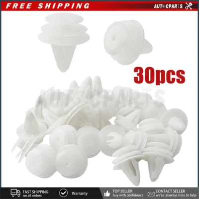 30X Interior Door Card Fascia Trim Panel Clip For Nissan & Infiniti 01553-08371 - Image 1 of 4