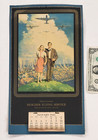 1942 WWII-Era vintage Aviation Airplane Advertising Calendar Huscher Lawton OK