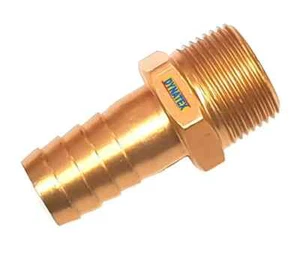 Water Coupling Male 3/4" BSP Thread X 1" Tail (25mm) Air Oil Hose Connector NEW - Picture 1 of 9