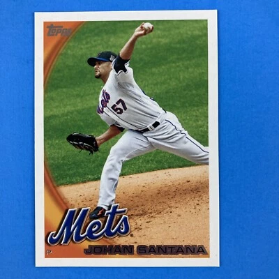 Johan Santana 2010 Topps Card #573 MLB New York Mets - Image 1 of 2