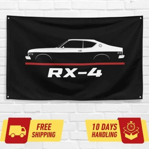 Подарок на день рождения флаг баннер для энтузиастов Mazda RX-4 1972-1979.svg 3x5 футов - Изображение 1 из 1