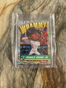 2019 PANINI DONRUSS WHAMMY CASE HIT RONALD ACUNA JR NO. W2 *ATLANTA BRAVES* 🔥