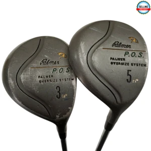 Arnold Palmer P.O.S. Oversize 3 & 5 Wood Set Right-Handed Steel Needs Regripping - Picture 1 of 10