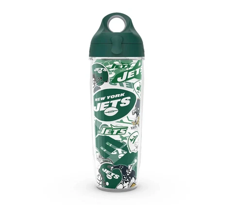 NEW YORK JETS, 24oz DOUBLE WALL, WATER BOTTLE FROM TERVIS Cover