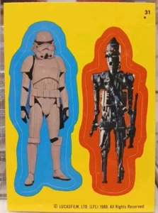 Topps Star Wars The Empire Strikes Back Sticker #31 Vintage NM/MT 1980 IG-88  - Picture 1 of 2